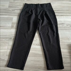 Women’s Black Pinstripe Pants